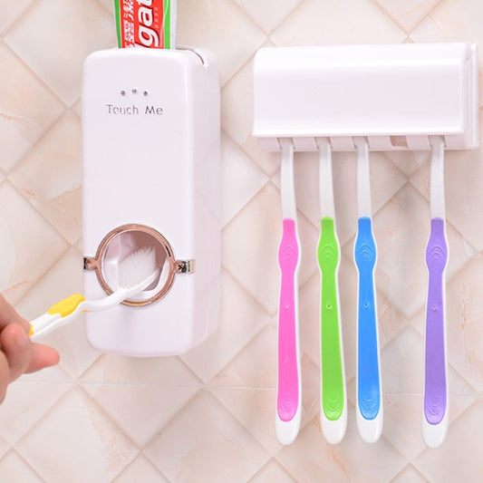 Automatic Toothpaste Squeezer & Holder Set